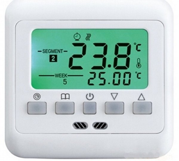 Digital Thermostat Raumthermostat mit Wochenprogramm grün #741