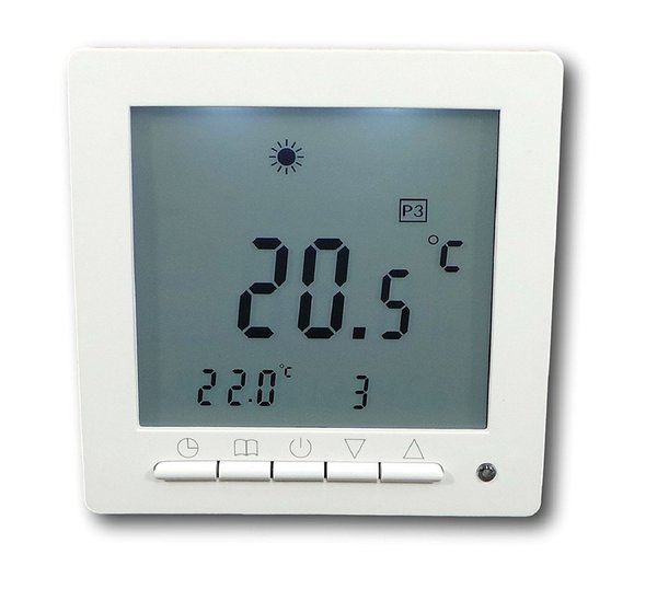 Digital Thermostat Raumthermostat mit Wochenprogramm weiß #847