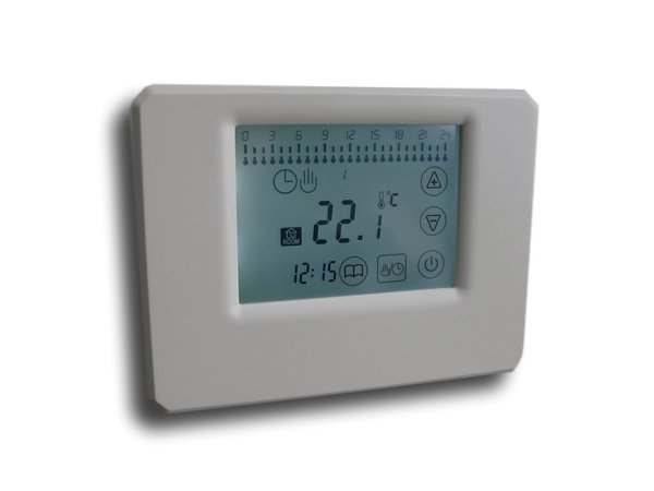 Digital Funk Thermostat Touchscreen weiß Wireless Serie: SM-PC #829